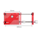 Mobile Phone Holder for Bike Handlebar Aluminium Alloy Phone Mount for Bicycle Motorcycle Red