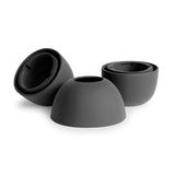 6 Pairs of Replacement Ear Tips Compatible with Samsung Galaxy Buds3 Pro Silicone Earbud Tips with Dust Mesh Grey