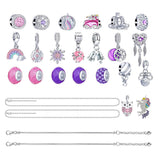 DIY Charm Bracelet Blind Box Jewelry Making Kit Holiday Birthday Gift for Girls and Teens Style 2