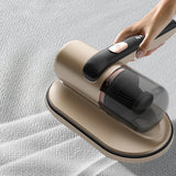 Wireless Handheld UV Dust Mite Remover Bed Vacuum Cleaner Gold