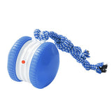Interactive Pet Rolling Ball Toy Rechargeable Automatic for Cats and Dogs Blue