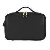 Large Capacity Travel Makeup Bag Portable Cosmetic and Toiletry Organizer Black