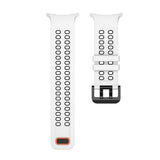 Silicone Watch Band Compatible With Samsung Galaxy Watch Ultra2 Ultra 2025 47mm White