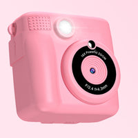 1080P Instant Print Camera for Kids Digital Video Camera with 32GB TF Card Christmas Birthday Present Pink