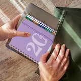 2027 A5 Weekly Planner Notebook Hardcover Calendar January to December Purple