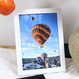 Photo Frame with Stand and Wall Mount for Home Decor White