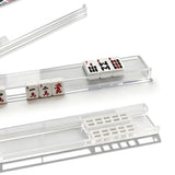Non-Slip Mahjong Racks with Pushers Gift Ready Mahjong Gifts Transparent