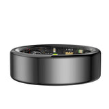 Smart Health Ring with Charging Case Sleep Tracking Waterproof Black