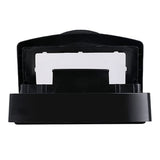 ABS Nail Tool Cleaning Soaking Box with Lift Up Filter Tray Black