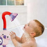 Baby Bath Shower Head Kid Shower Sprinkler Shower Water Spray Bathtub Fountain Toy Pink Elephant