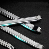2PCS Heavy Duty Tire Lever Double Head with Curved Straight Ends Steel