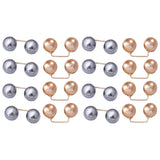 16Pcs Brooch Pins Anti-Exposure Neckline Safety Pins Artificial Pearl Clips for Women Girls Style 5
