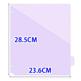 8PCS Plastic Binder Dividers with Tabs A4 Subject Dividers for Student Teacher
