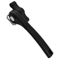 Handheld Smooth Edge Can Opener Ergonomic Manual Secure Cutting Can Opener for Kitchen Restaurant Black