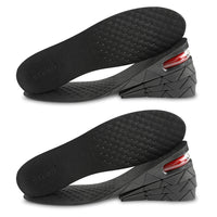1 Pair 4-Layer Heel Insert Height Increase Insoles Air Taller Cushion Insoles