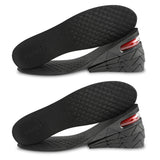 1 Pair 4-Layer Heel Insert Height Increase Insoles Air Taller Cushion Insoles