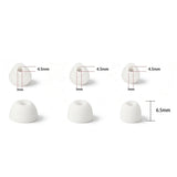 6 Pairs Replacement Ear Tips Compatible with Google Pixel Buds 2a Silicone Tips White