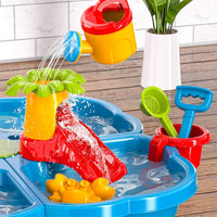 Sand Water Table Toy Set for Toddlers Outdoor Sand and Water Playing Beach Toys Style 1