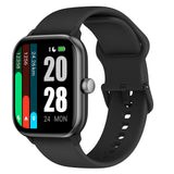 Bluetooth Calling Smartwatch with 1.85 Inch Display – Fitness & Health Tracker for Men & Women Black