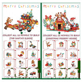 24 Days Christmas Advent Calendar Kids Building Blocks Playsets Blind Box Xmas Surprise Style 1