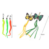 20Pcs Set Interactive Cat Feather Toys Pet Teaser Play Chase Kit