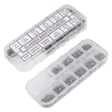 1100Pcs Set Eyeglasses Repair Kit Eyeglass Screws and 6 Pcs Precision Screwdriver Set for Glasses Jewelry Watch