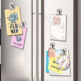 12 PCS Metal Fridge Clips for Photo Plan Refrigerator Clips for Home School Office Silver