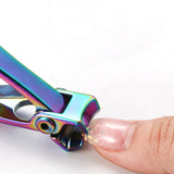 Large Opening Nail Clippers Cutter Trimmer Manicure Scissors For Thick Nails Multi Color Titanium