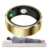 Smart Ring Fitness Tracker with Gesture Camera Control Motion Gaming Gold