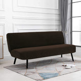 Stretch Armless Cover Sofa Bed Slipcover Protector Elastic Futon Protector Coffee