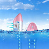 Full Face Snorkel Mask – 180 Degree Panoramic View Anti-Fog & Leak-Proof Design White Pink