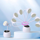 UV LED Nail Lamp Mini Cordless Gel Dryer With Adjustable Gooseneck For Gel Nails White
