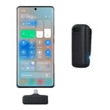 2-in-1 Wireless Lavalier Microphone with Charging Case for Video Recording Vlog Streaming