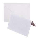20 Sets Blank Cards with Self Seal Envelopes for Greetings White