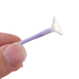 6PCS Contact Lens Tweezers Stick Inserter Remover Tool Kit Tip Storage Case Box Set Purple