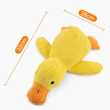 Stuffed Yellow Duck Toy for Pet Dog Calming Chew Toys Teeth Cleaning Toy
