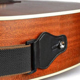 Guitar Strap for Acoustic Electric Classic and Bass Guitars Black