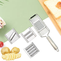 Multi-Purpose Vegetable Slicer Kitchen Peeler Stainless Steel Grater Shredder Cutter