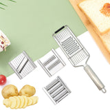 Multi-Purpose Vegetable Slicer Kitchen Peeler Stainless Steel Grater Shredder Cutter