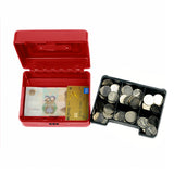 Lockable Cash Box with Code Lock Security Red