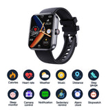 Sports Watch Bluetooth Call Smart Watch Heart Rate Monitoring Fitness Tracker Black