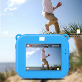 Water-Resistant Underwater Camera for Kids Sports Camera Digital Action Camera with 32GB TF Card Blue