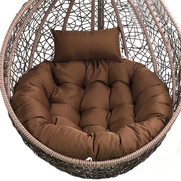 Hanging Egg Chair Cushion Seat Pad for Swing Chair Patio Furniture Coffee