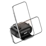 Protective Case Compatible With AirPods Pro 3 2025 Shockproof Cover with Keychain Hook Black
