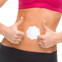 100 x Disposable Castor Oil Pack Wraps Self-Adhesive Soft Nonwoven Fabric Wrap for Belly Button Use