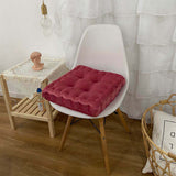 Square Thicken Chair Cushion Comfort Seat Cushion Chair Pad Red
