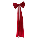 Large Velvet Bow for Christmas Tree Topper Wedding & Party Decorations Red