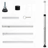 2PCS Adjustable Sliding Door Security Bar Heavy Duty Sliding Patio Door Lock Bar