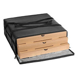 Delivery Bag Pizza Bags Insulated Thermal Hot Cold Food Storage Carrying Case Black