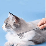 3PCS Double Sided Stainless Steel Dematting Grooming Comb for Dogs and Cats